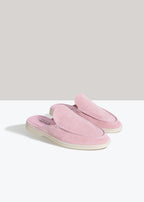 Soft pink lady mule