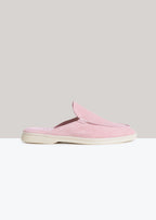 Soft pink lady mule