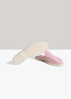 Soft pink lady mule