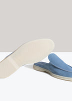 Sky blue lady mule