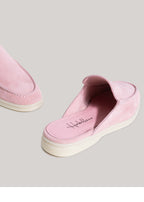 Soft pink lady mule