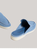 Sky blue lady mule