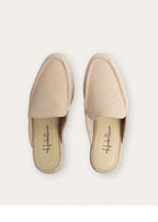 Beige lady mule