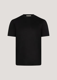Refined Mercerized black T-shirt
