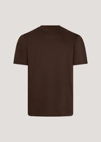 Refined Mercerized dark coffee T-shirt