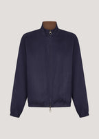 Reversibel Linnen Jacket navy