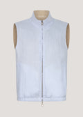 Reversibel Linnen Bodywarmer Tiflb