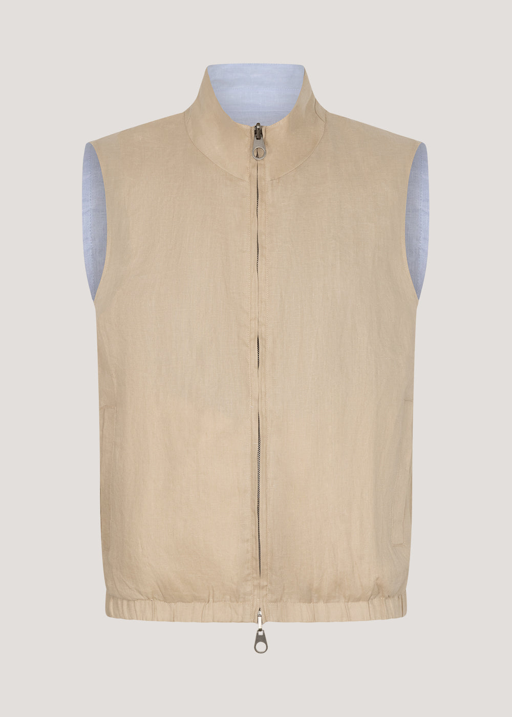 Reversibel Linnen Bodywarmer Tiflb