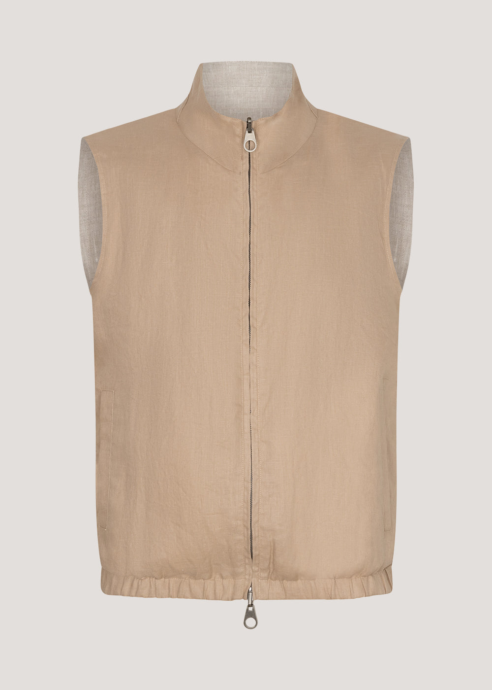 Reversibel Linnen Bodywarmer Albijo