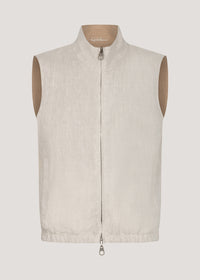 Reversibel Linnen Bodywarmer Albijo