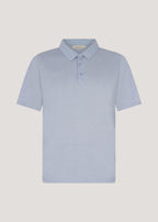 Sky blue Mercerized Air Knit Polo