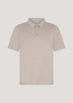 Champagne Mercerized Air Knit Polo