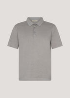 Grey Mercerized Air Knit Polo