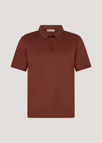 Chestnut Mercerized Air Knit Polo