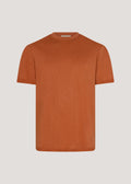 Orange Mercerized Air Knit T-Shirt