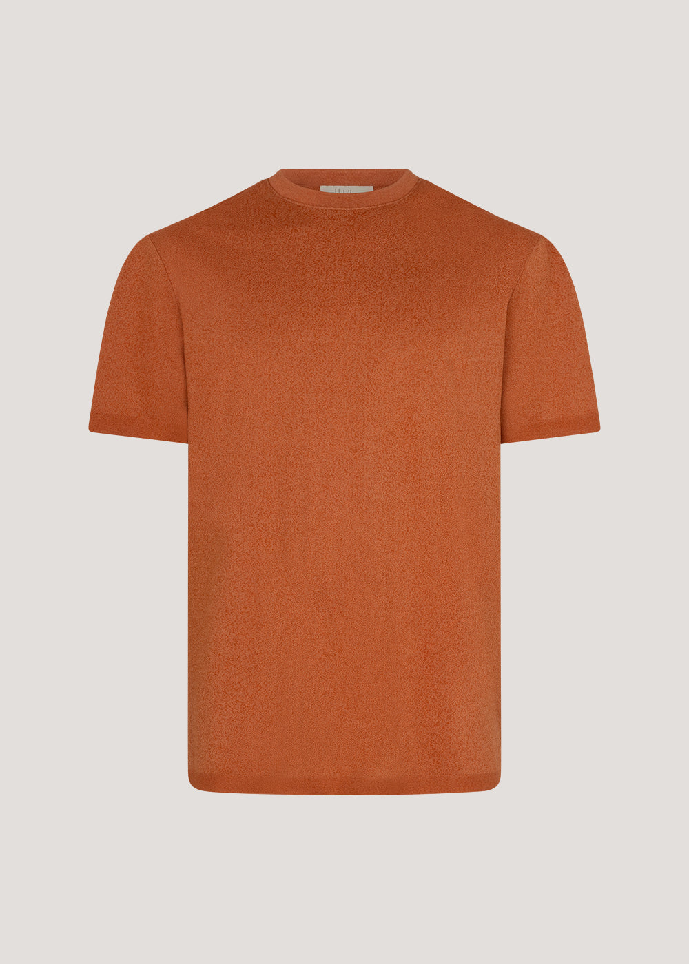 Orange Mercerized Air Knit T-Shirt