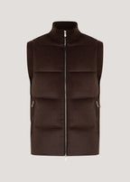 Andes Bodywarmer – Kameelhaar & Wol Coffee