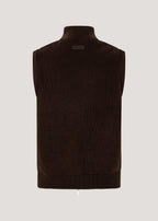Andes Bodywarmer – Kameelhaar & Wol Coffee