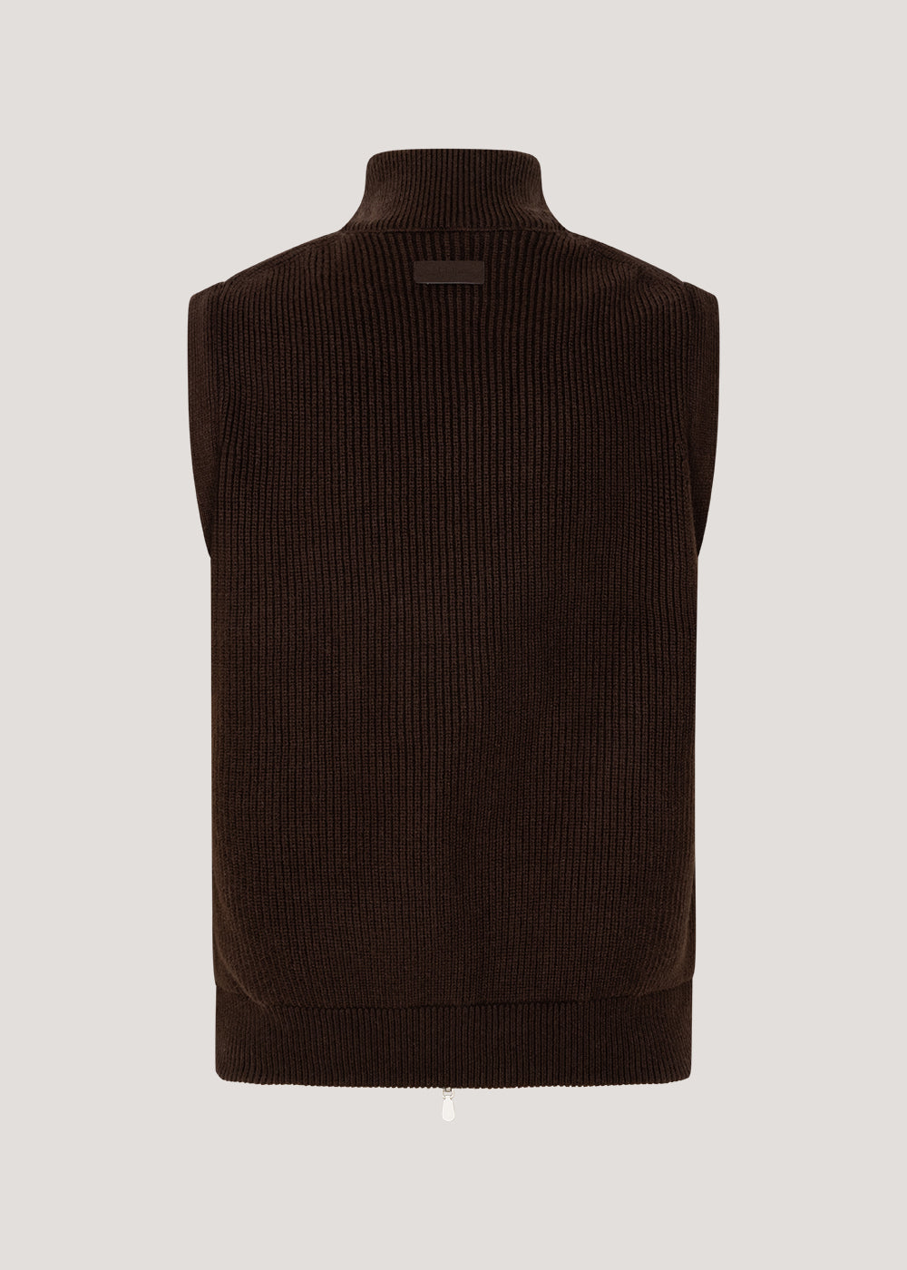 Andes Bodywarmer – Kameelhaar & Wol Coffee