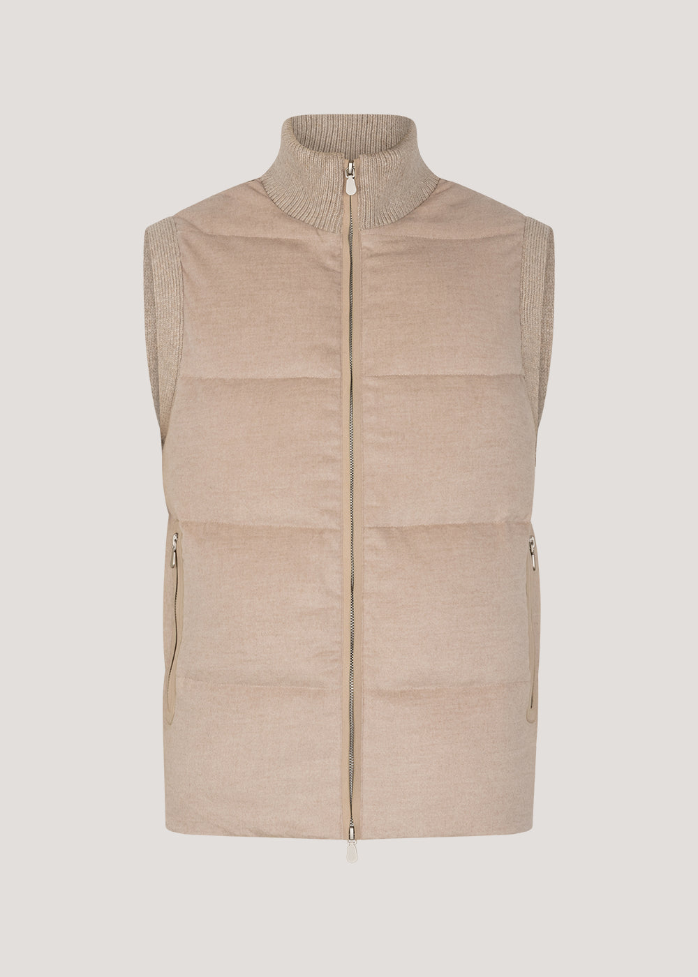 Andes Bodywarmer – Kameelhaar & Wol Beige