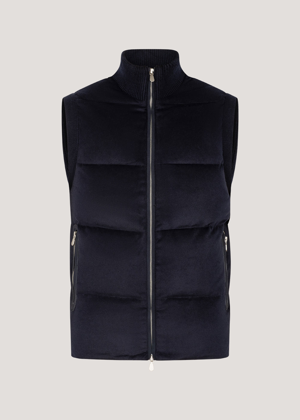 Andes Bodywarmer – Kameelhaar & Wol Navy