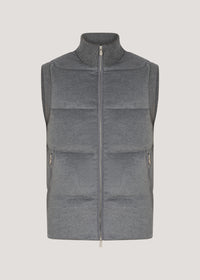 Andes Bodywarmer – Kameelhaar & Wol grijs
