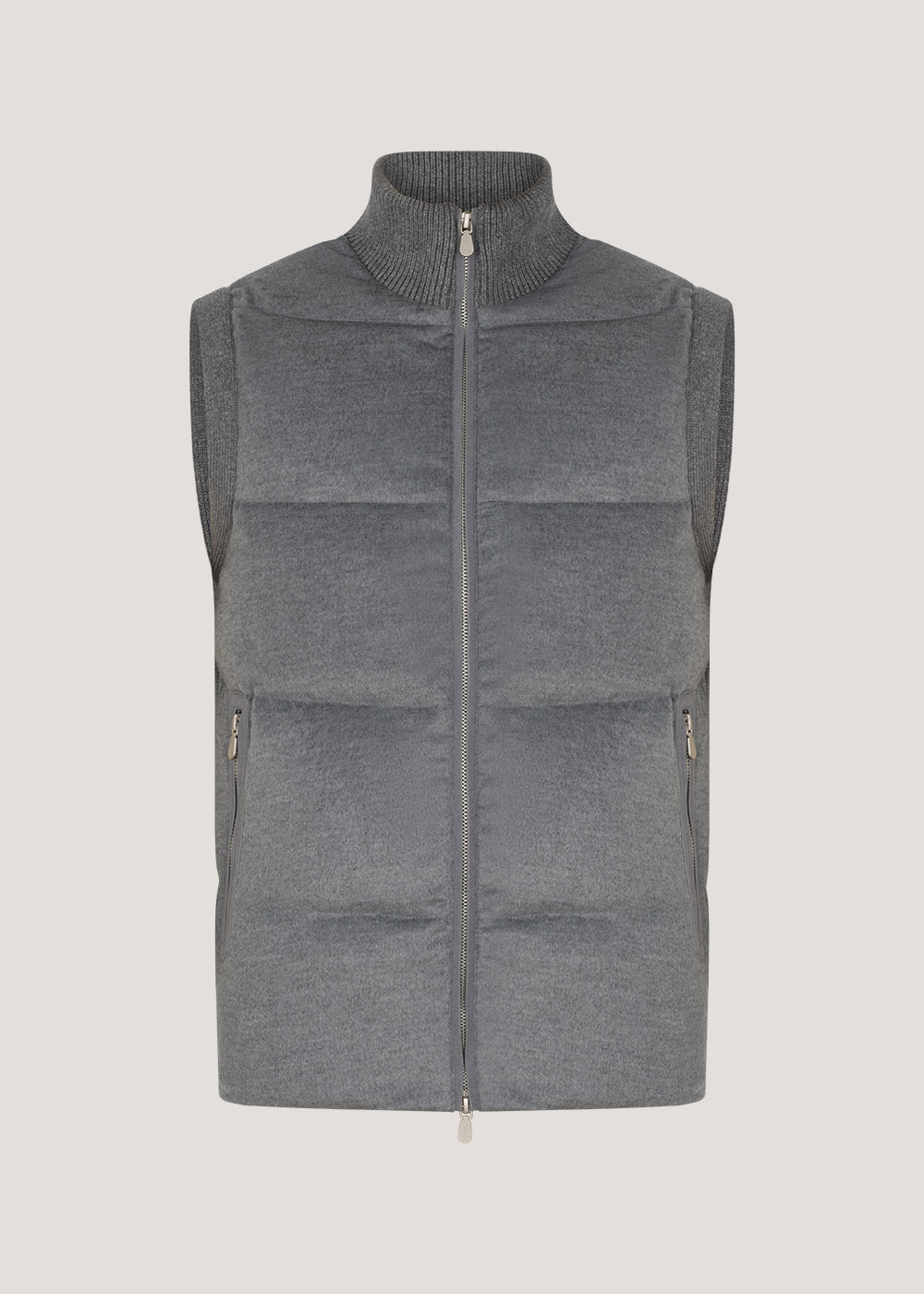 Andes Bodywarmer – Kameelhaar & Wol grijs