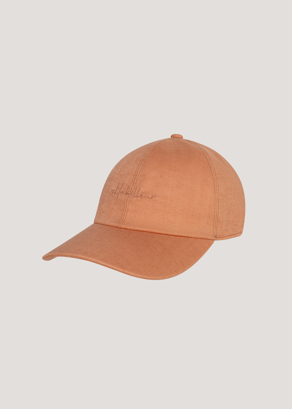 Linen Orange Cap