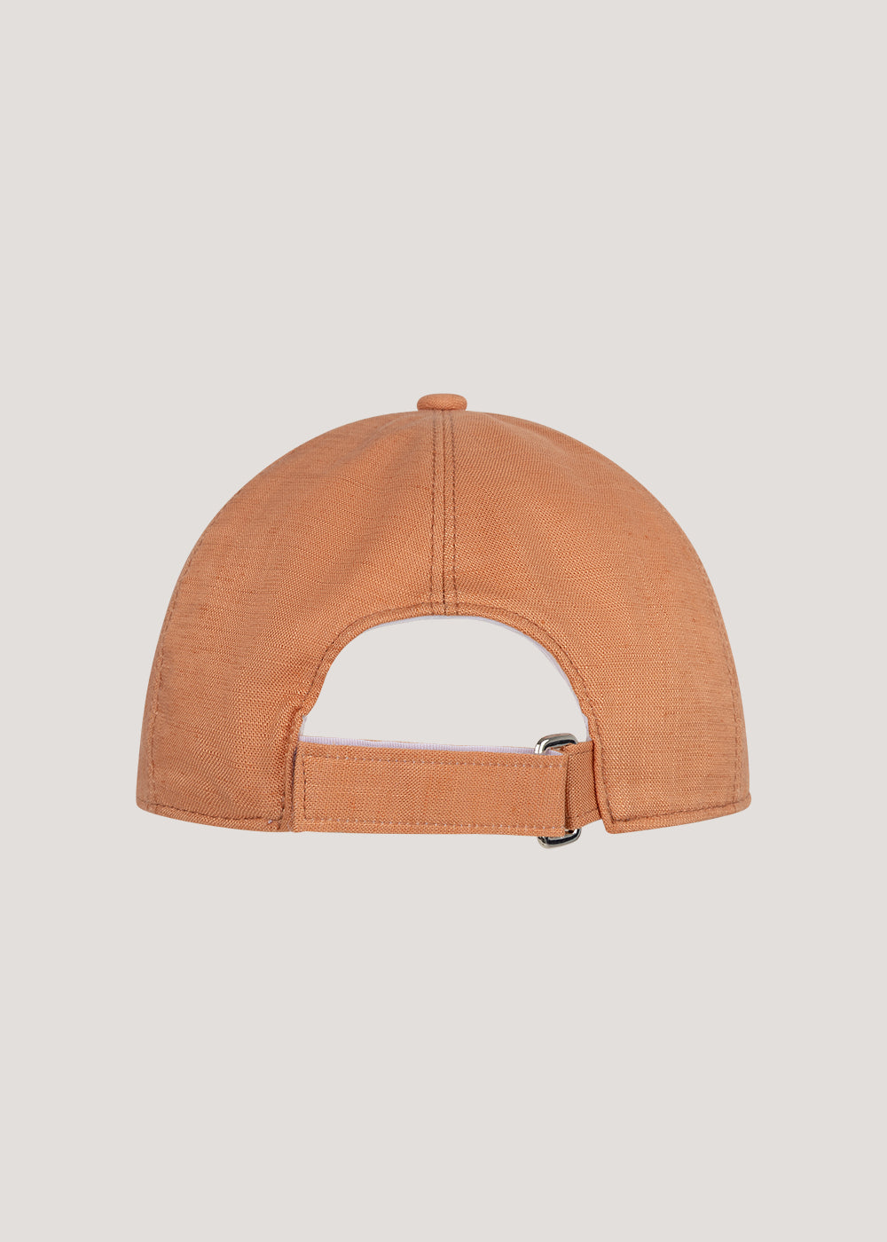Linen Orange Cap
