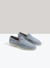 Blue Grey Yacht Loafers