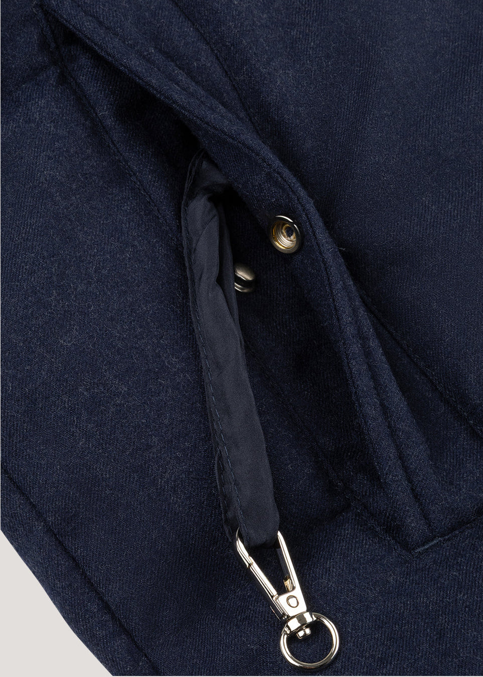 Atlas wollen jas Navy
