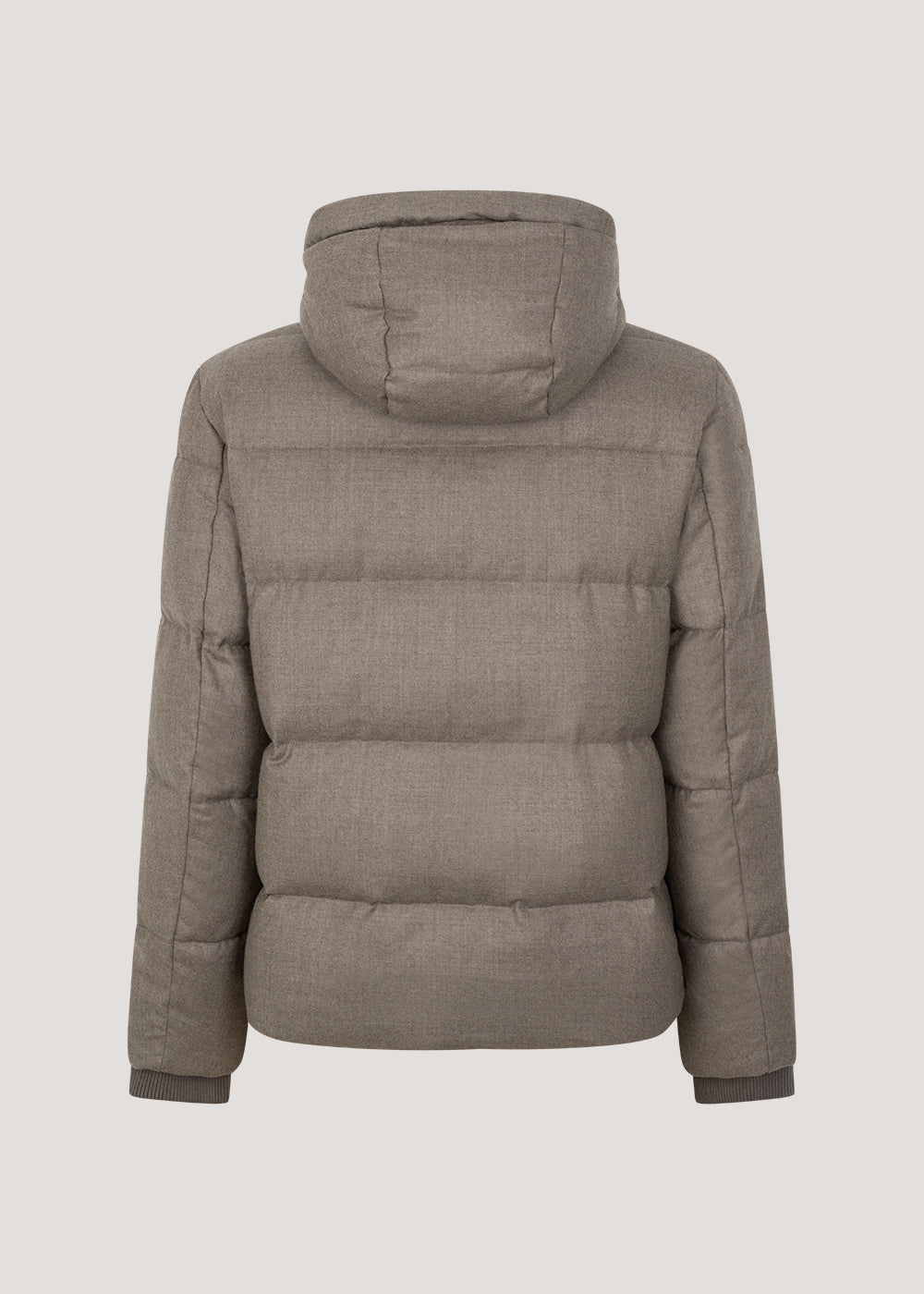 Atlas wollen jas taupe