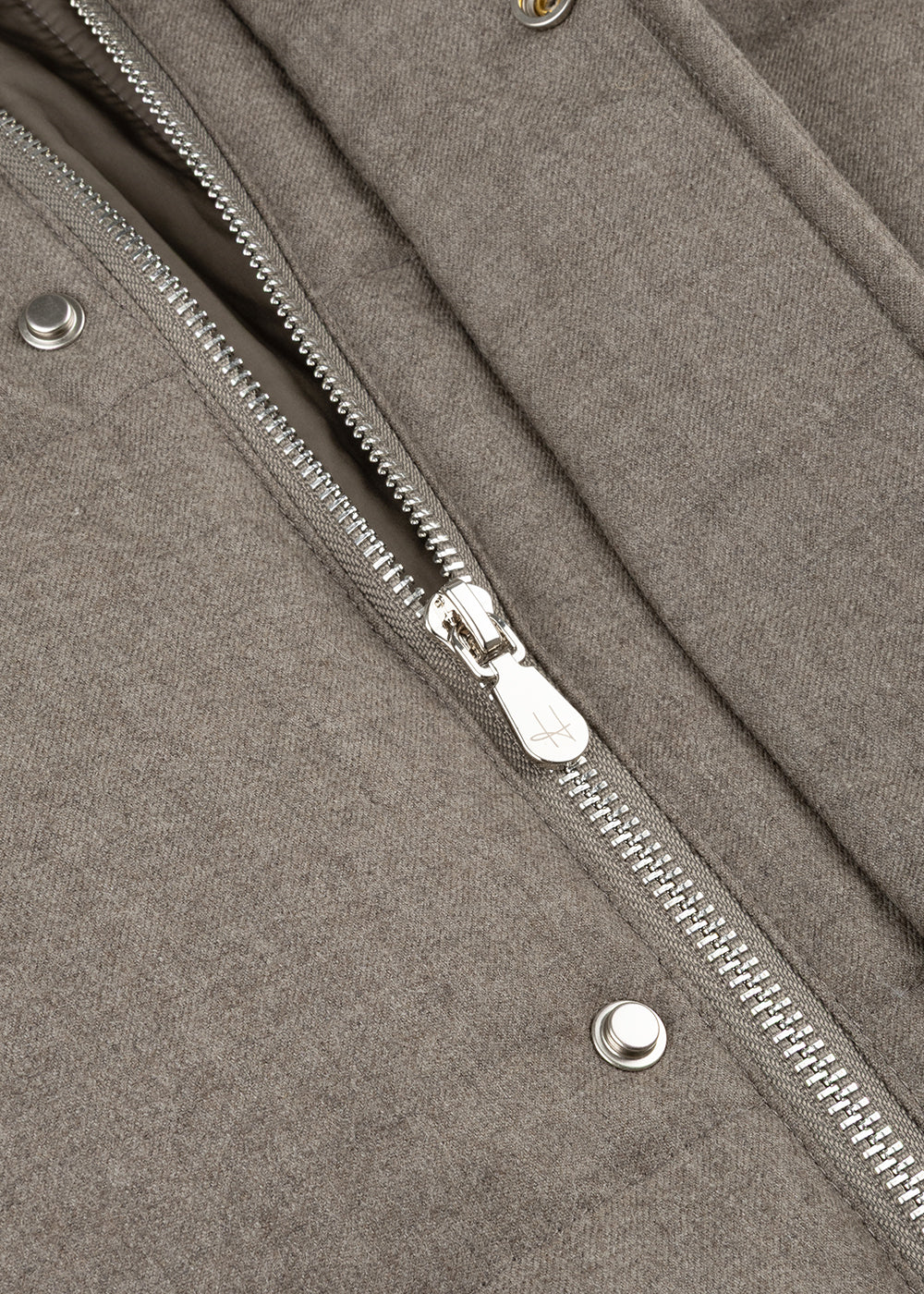 Atlas wollen jas taupe