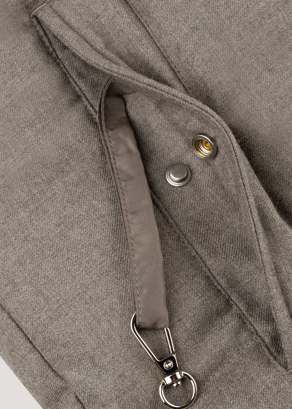 Atlas wollen jas taupe