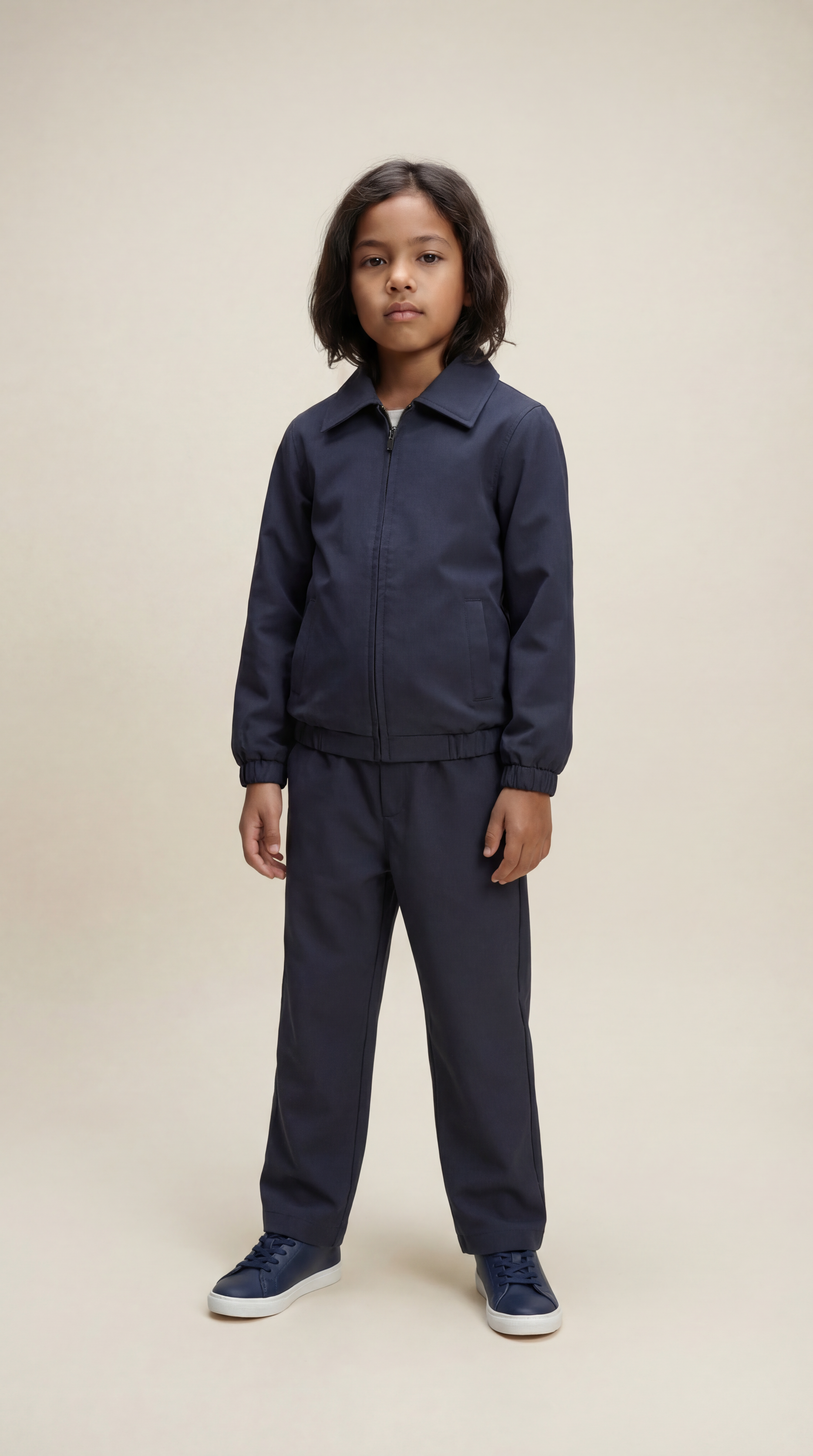 Kids Tech Suit Navy