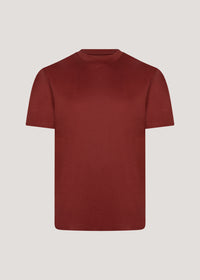 Oversized Bordeaux Mercerized T-shirt