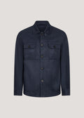 Suède Overshirt Navy