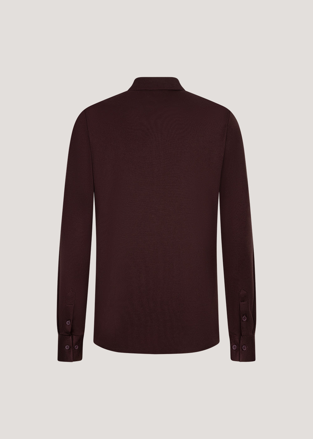 Firenze Knit Overhemd Bordeaux