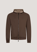 Reversibel Hooded Jacket Chocolate Caramel