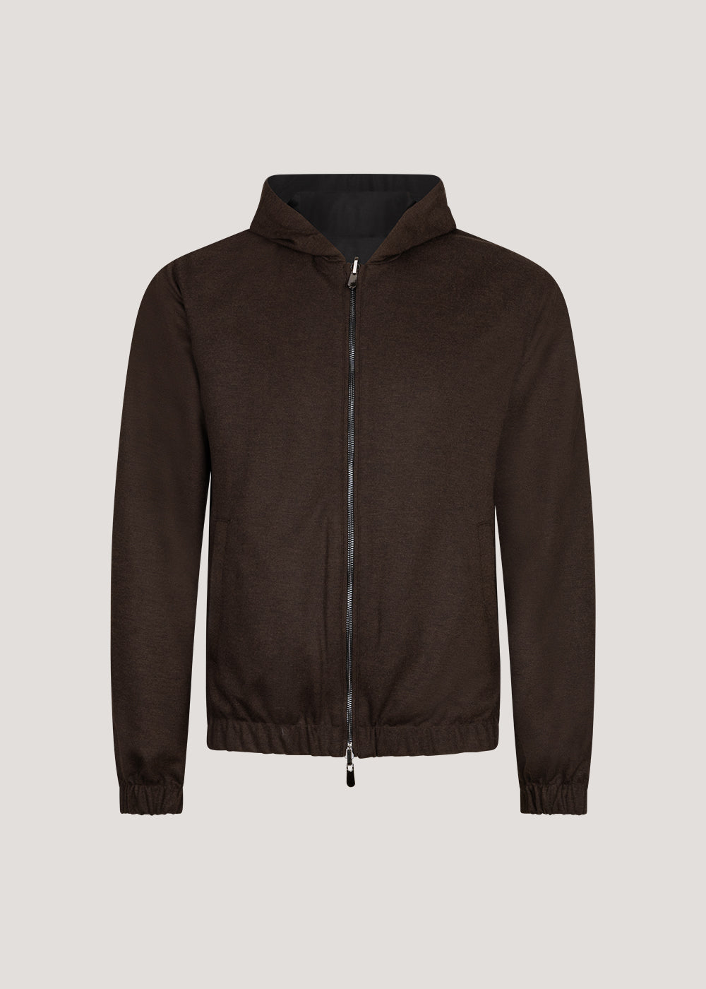Reversibel Hooded Jacket Black