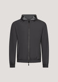 Reversibel Hooded Jacket Grey