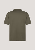 Olive green Mercerized Air Knit Polo
