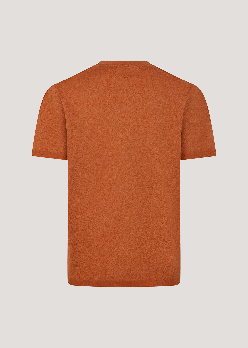 Orange Mercerized Air Knit T-Shirt