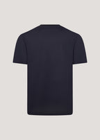 Navy Mercerized Air Knit T-Shirt