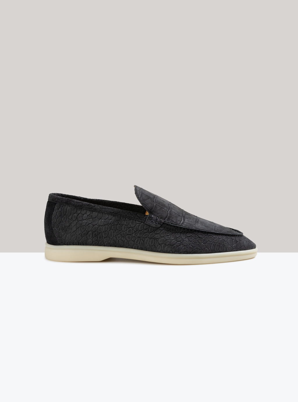 Dukhan Croc-embossed Yacht Loafers