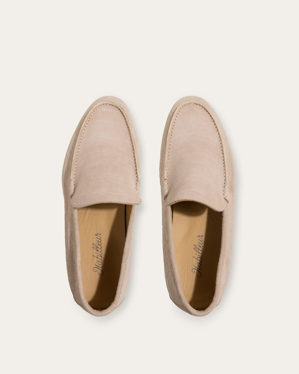 Albijo Croc-embossed Yacht Loafers