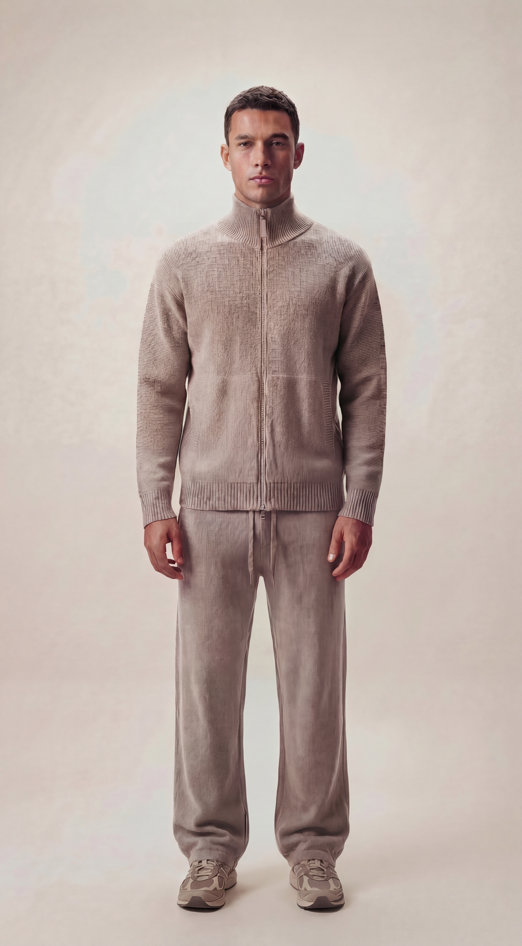 Knitted Set Beige