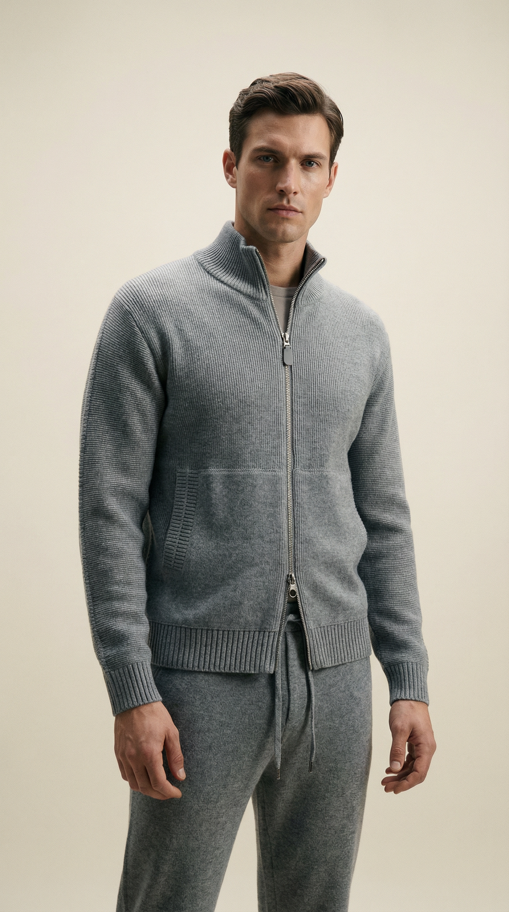 Knitted Set Grey