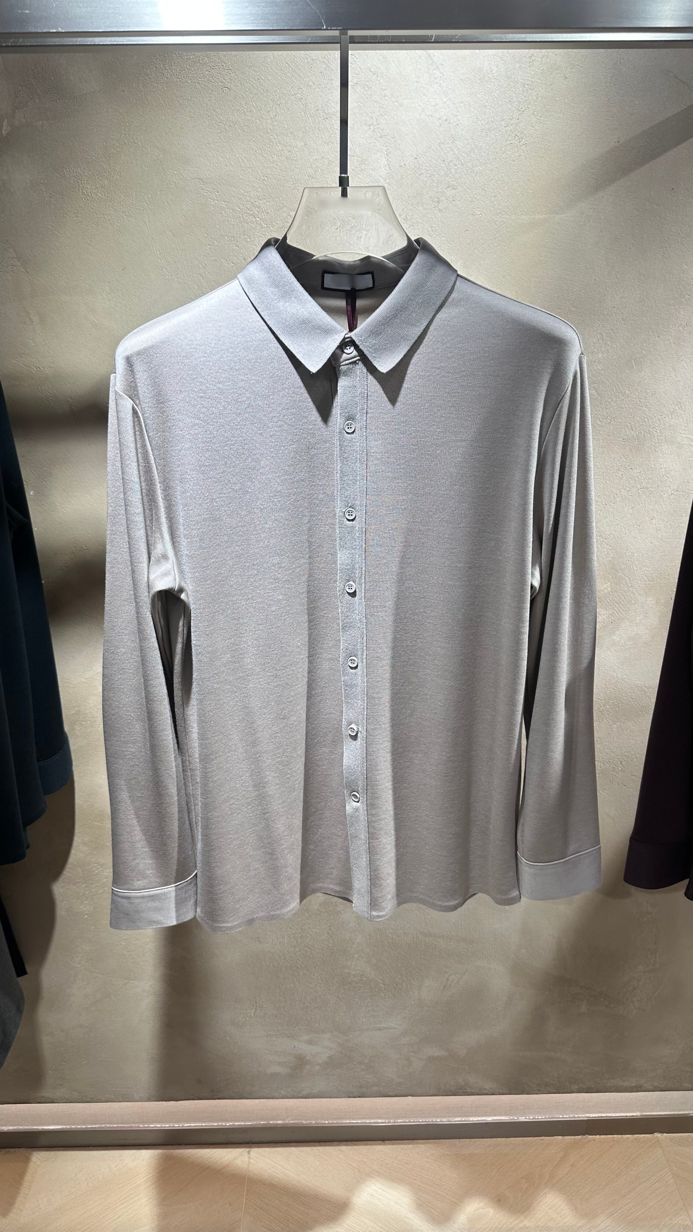 Firenze Knit Overhemd Taupe